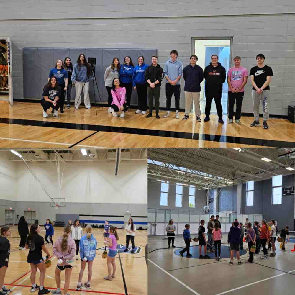 HPE Majors Teach Pickleball to Middle Schoolers Spotlight